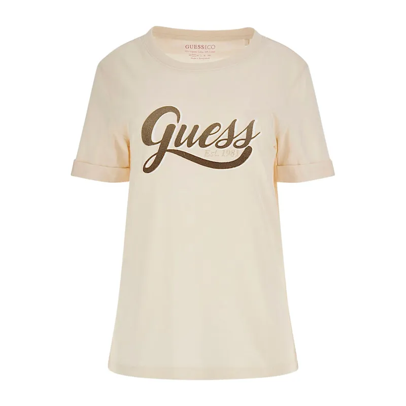 Short-sleeved shirt with logo