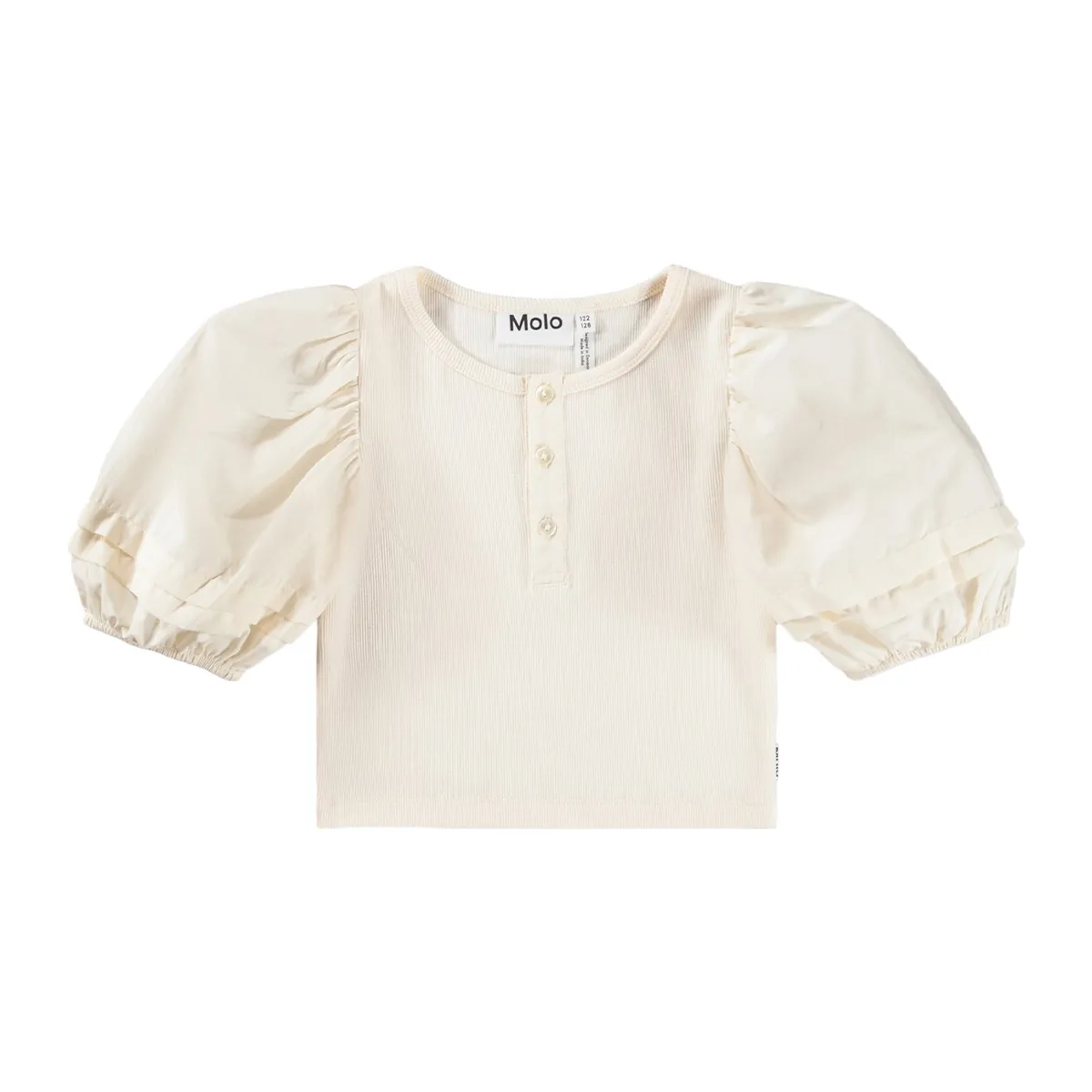 Blouson with puffed sleeves