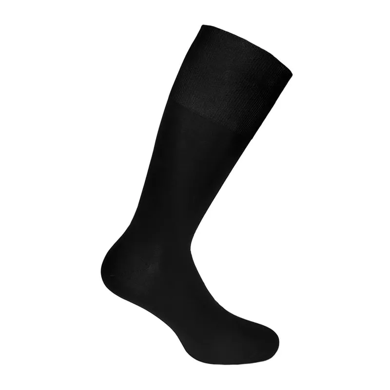 No compression mercerised cotton socks