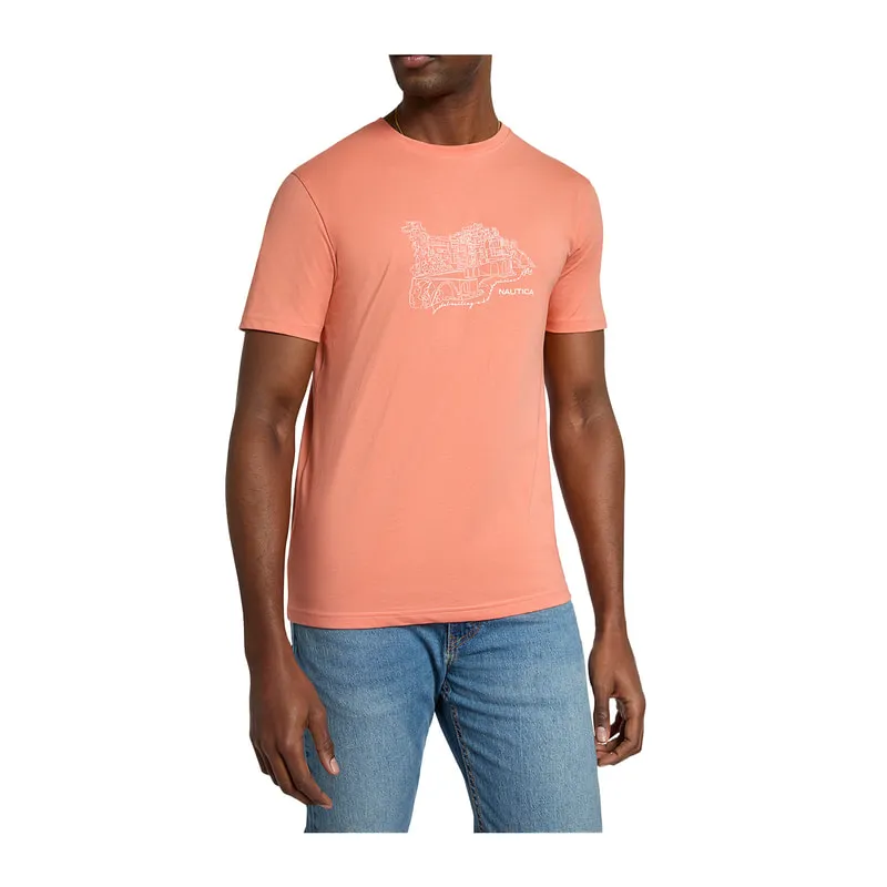 Mens short-sleeved shirt