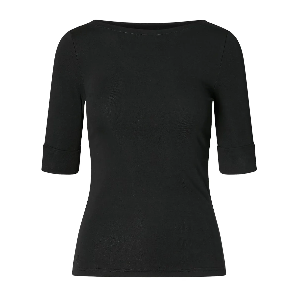 Smiley neck blouse