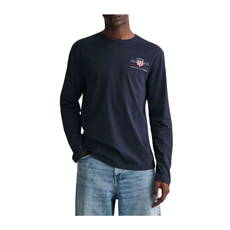 Blouse with embroidered logo