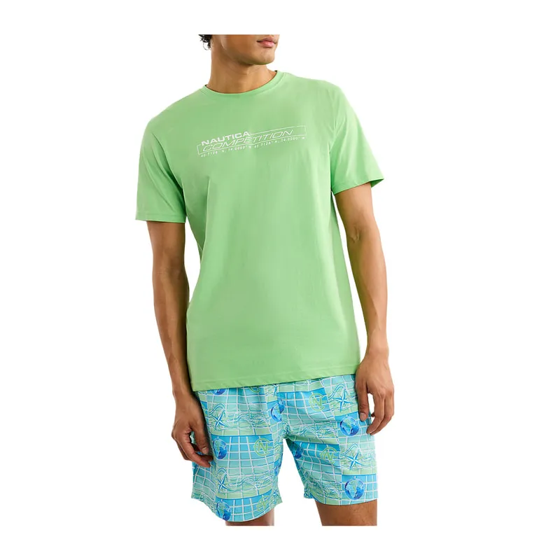 Mens short-sleeved shirt