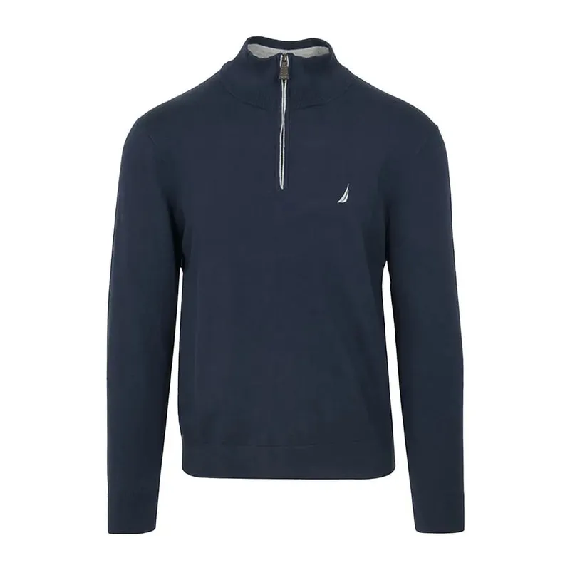 Mens pullover with zipper
