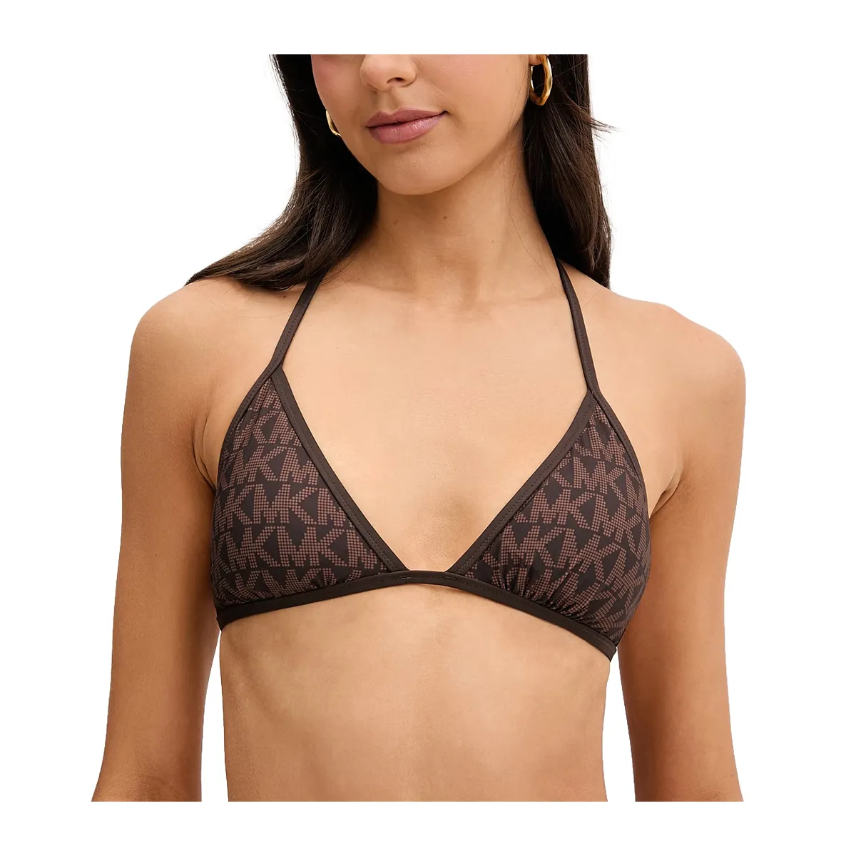 Bikini top with logo
