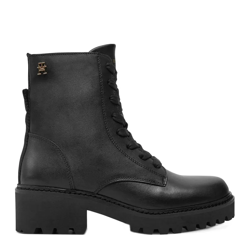 Leather boots