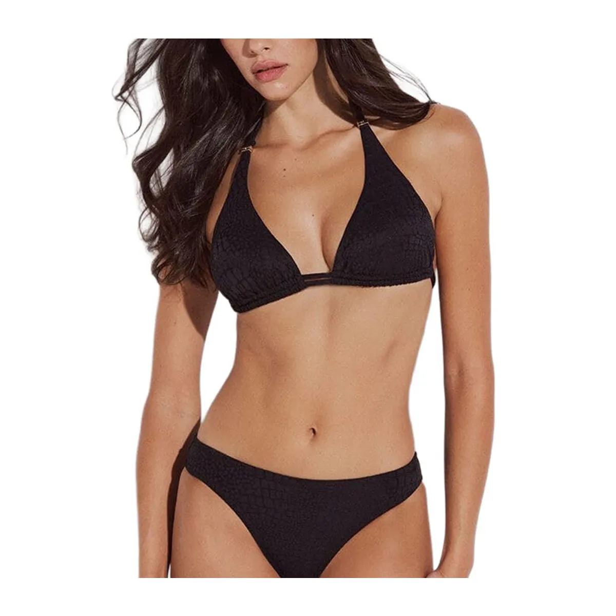 Jacquard bikini top