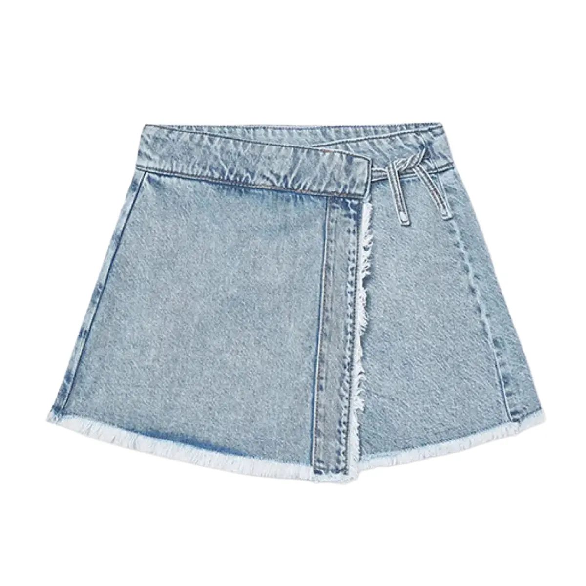 Kid's denim skirt shorts