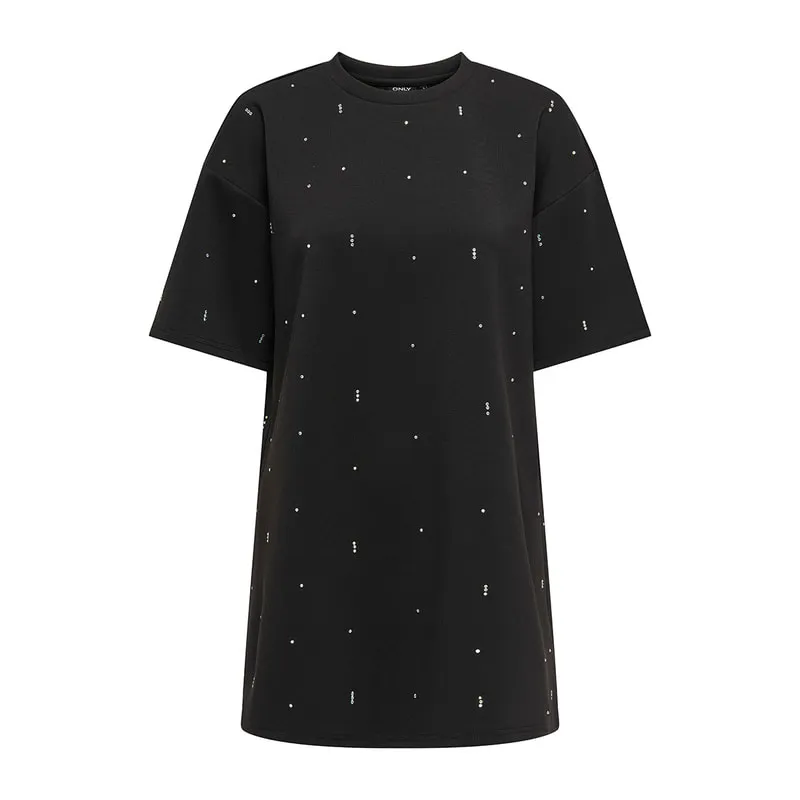 Sweatshirt dress with detail