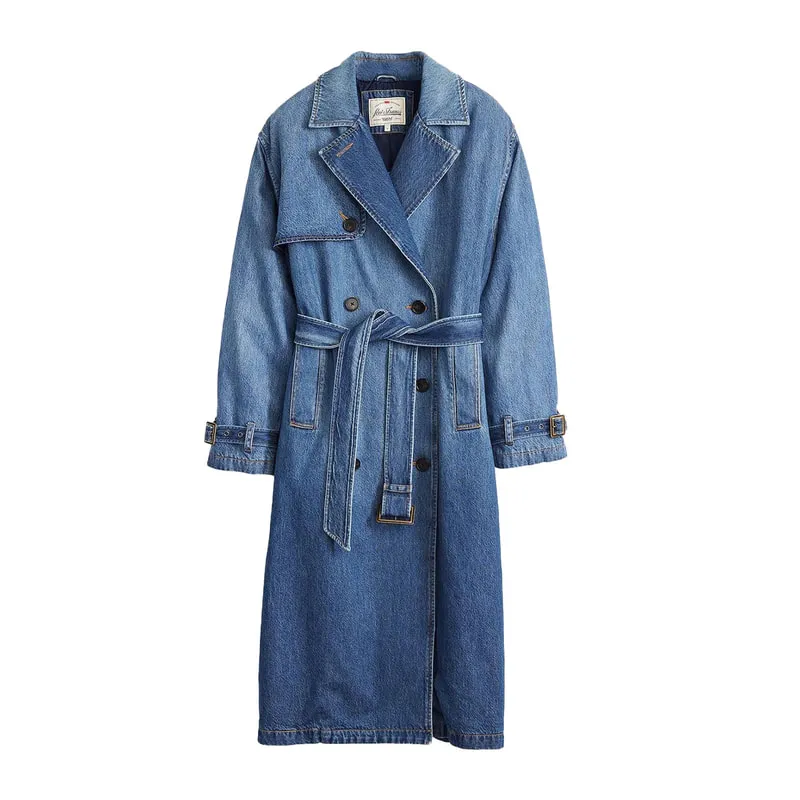 Jean trench coat