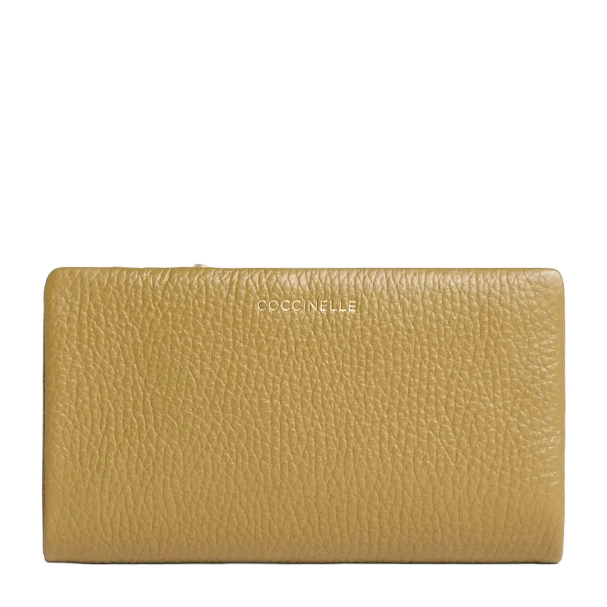 Leather medium wallet for women