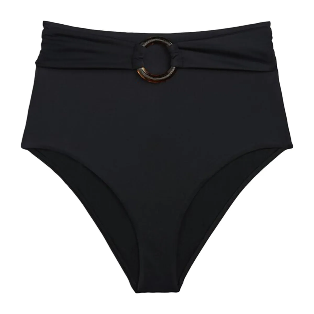 Bikini bottom with boned ring