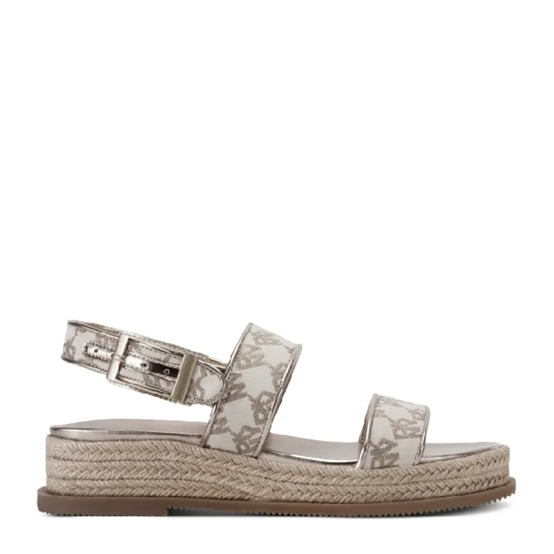 Sandals with logo