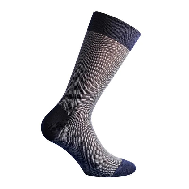 Mercerised cotton piqué socks