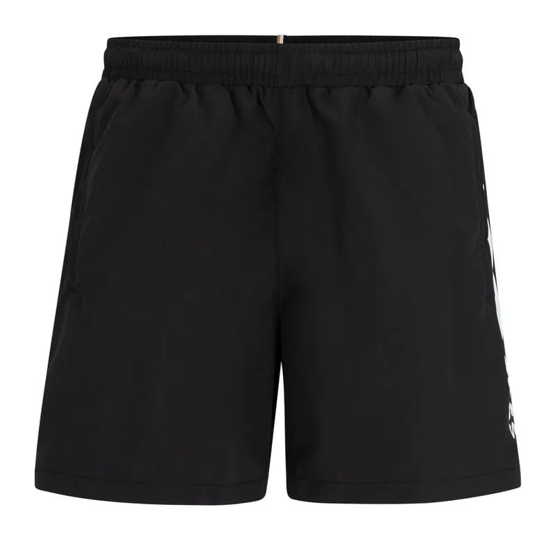 Swim shorts with stripe and logo