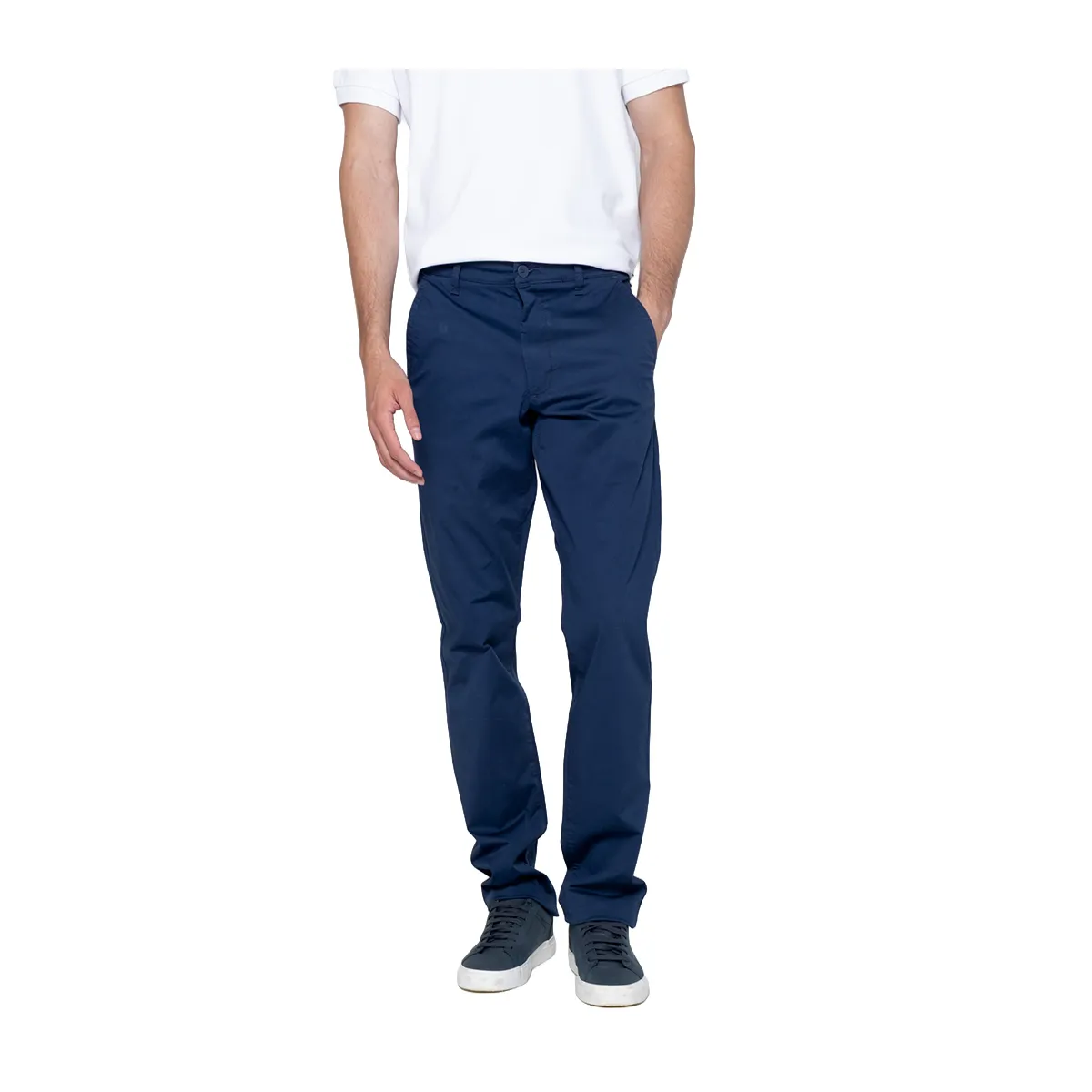 Classic-fit fabric trousers