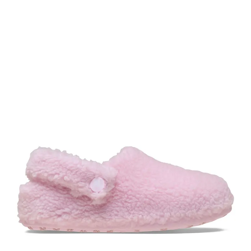 Kids' slippers made of eco-friendly fur