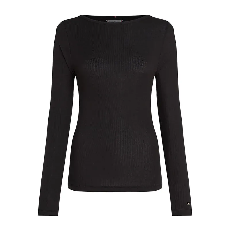 Smile neck top