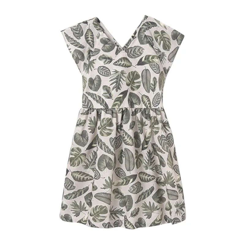Girls dress with open back