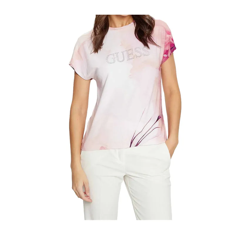 Rhinestone logo blouse