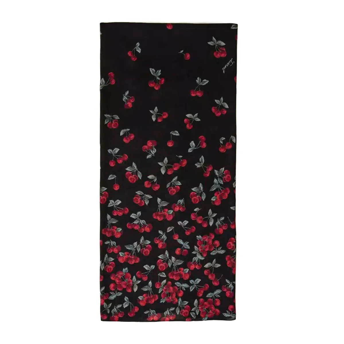 Women's stole with cherry print