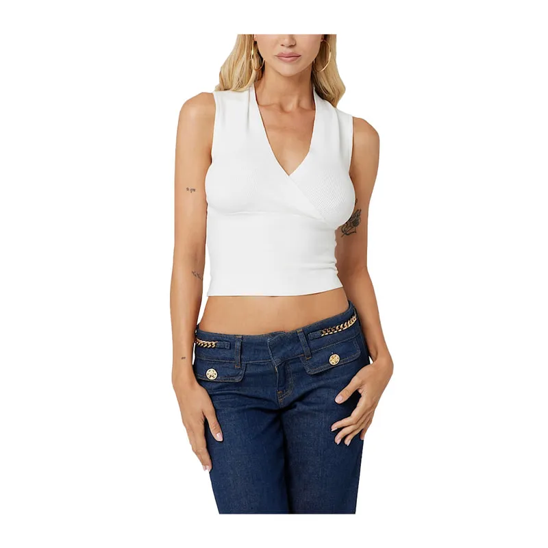 Knitted rib top