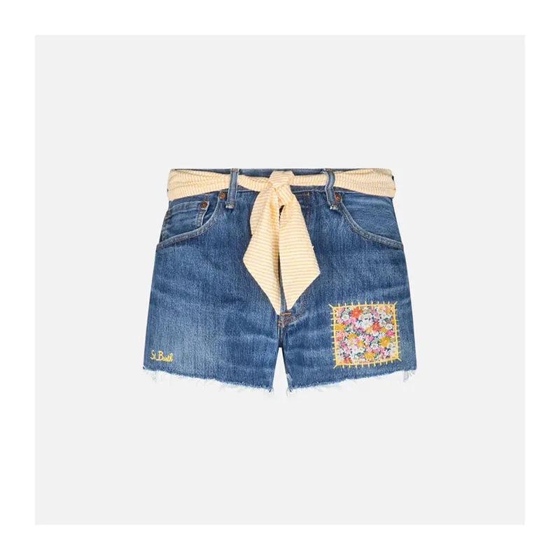 Denim shorts