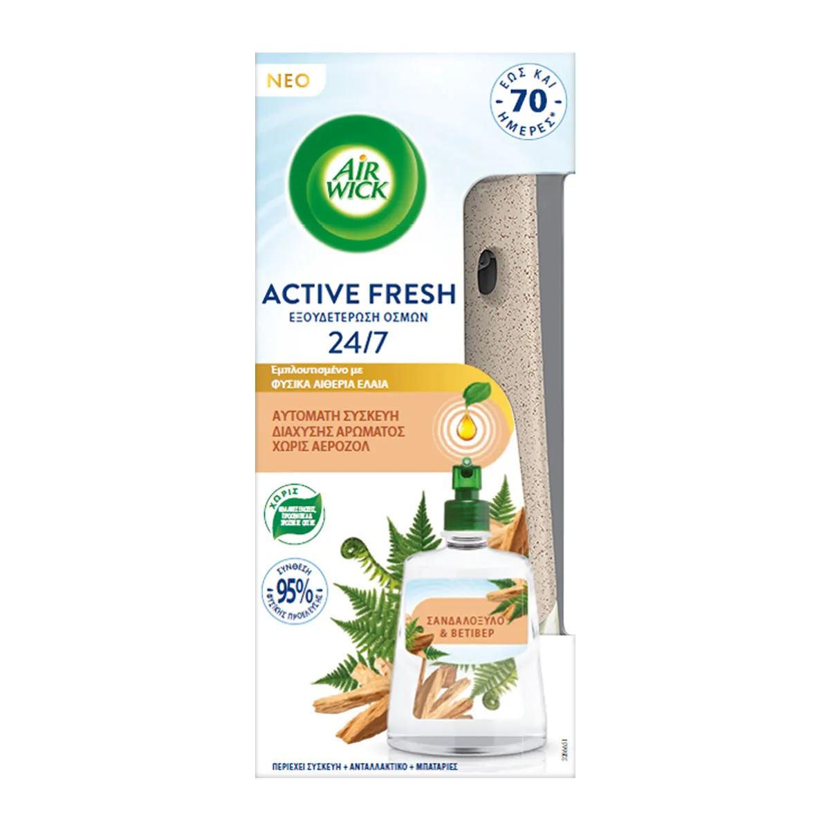 Active Fresh Sandalwood & Vetiver Kit