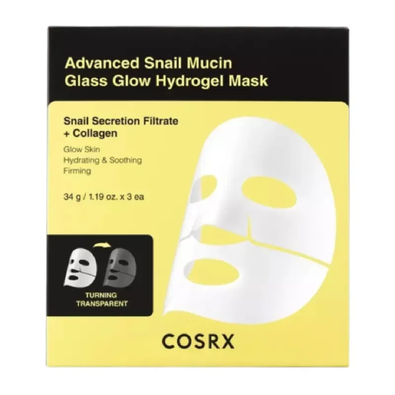 Advanced Snail Mucin Glass Glow Hydrogel Mask