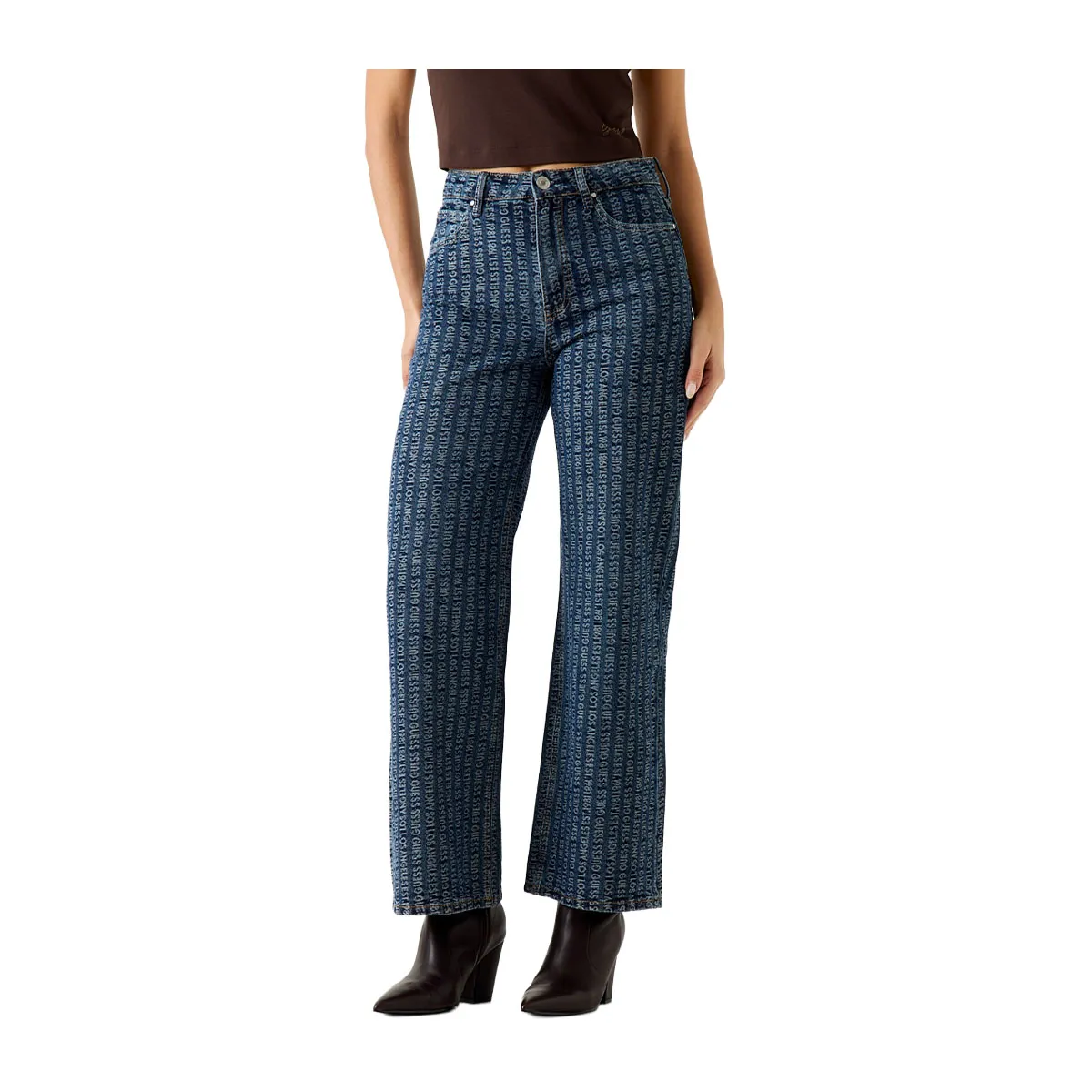 All-over logo jeans