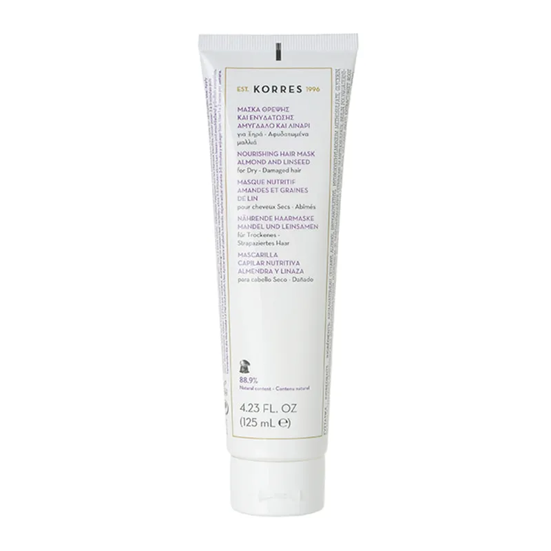 Almond & Linseed Nourishing Hair Mask For Dry - Damaged Hair