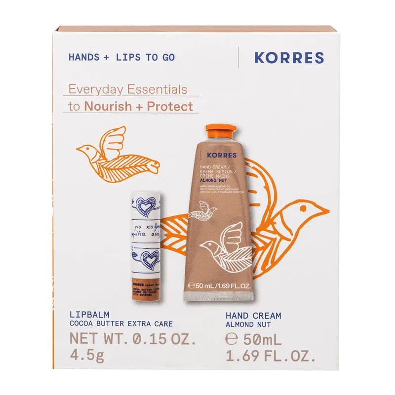 Almond Nut Hand Cream & Cocoa Butter Lipbalm