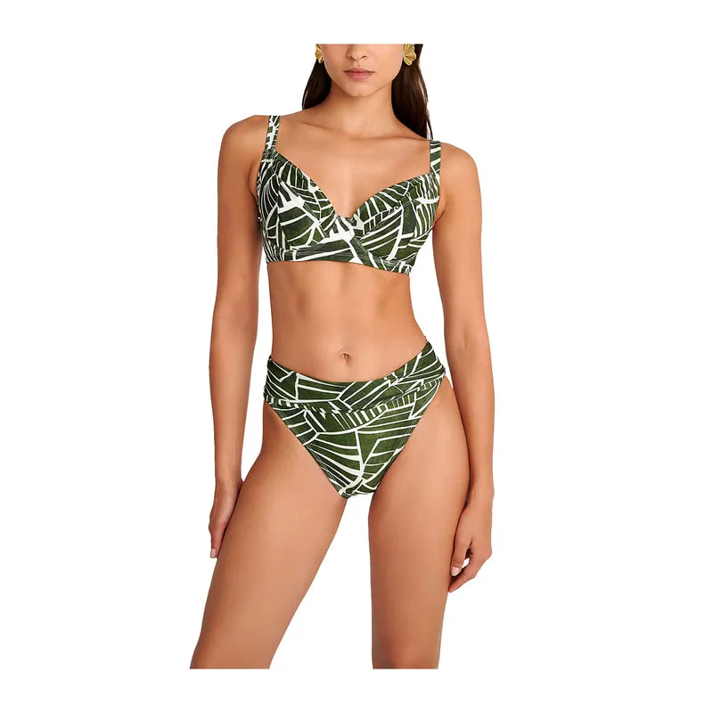 Amazon Stripes underwire bikini top cup D