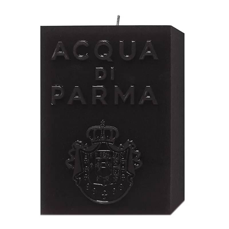Amber Black Candle
