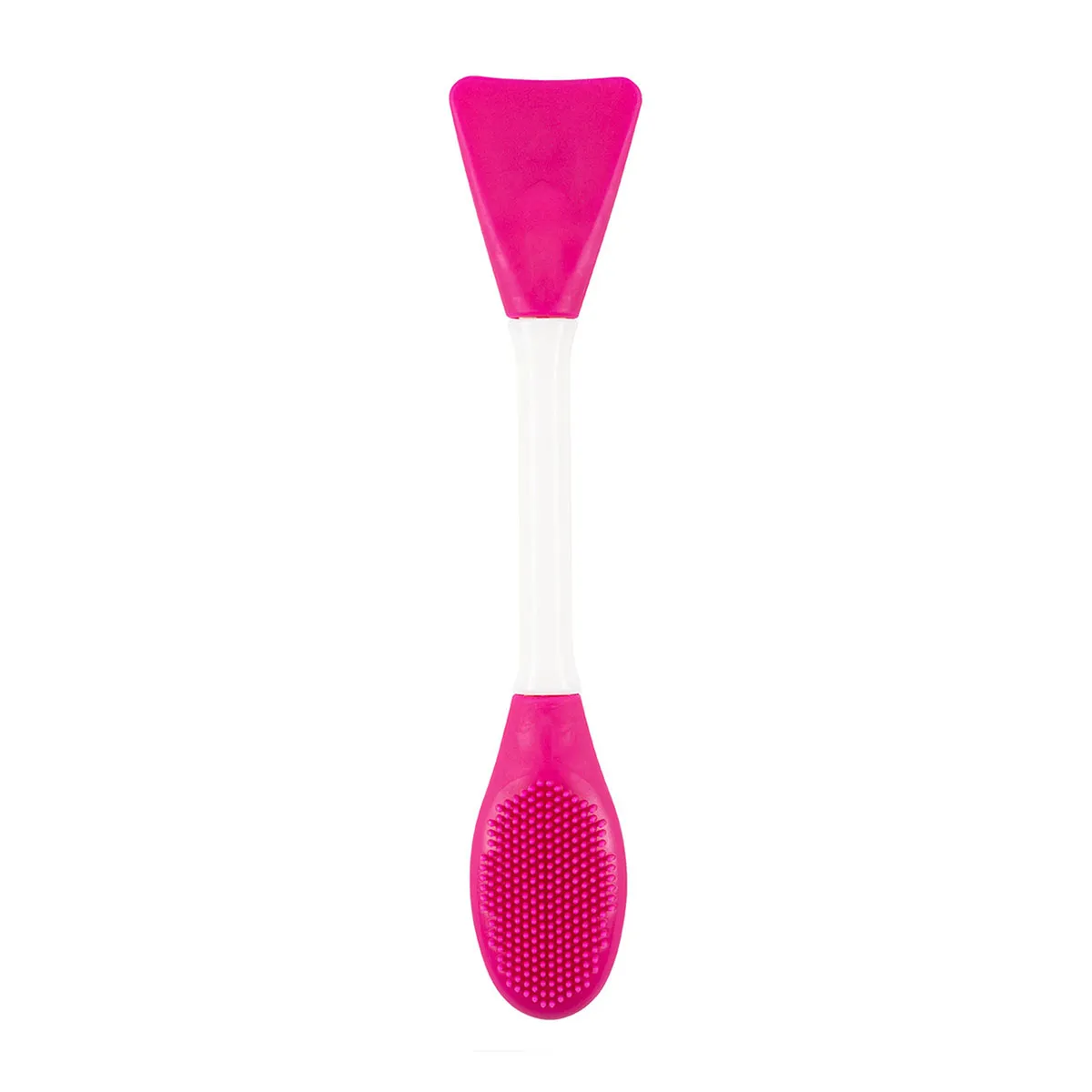 Face Spatoula & Scrub Brush Fucsia