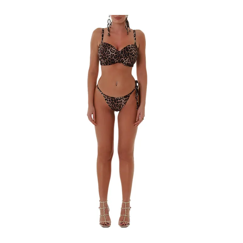 Animal Power double face brazilian side tie bikini bottoms