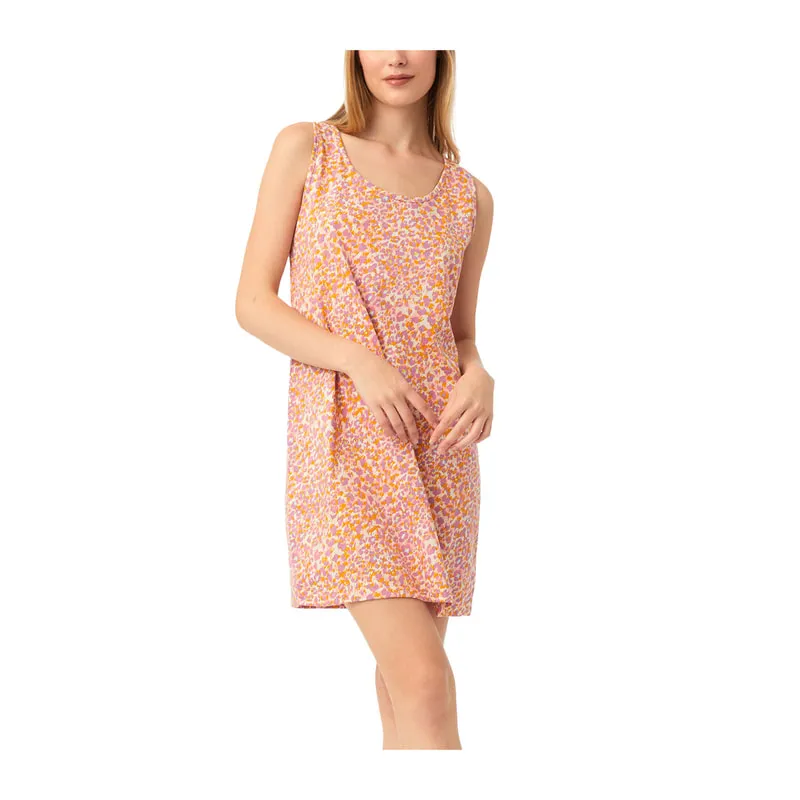 Animal print sleeveless nightdress