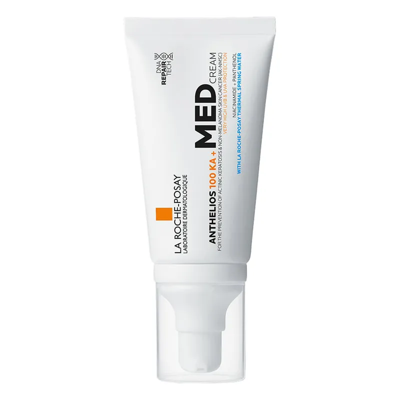 Anthelios 100 KA+ MED Κρέμα Προλαμβάνει & Προστατεύει Πολύ Φωτοευαίσθητα Δέρματα από την Ανάπτυξη Ακτινικής Υπερκεράτωσης & Μη Μελανωματικού Καρκίνου του Δέρματος