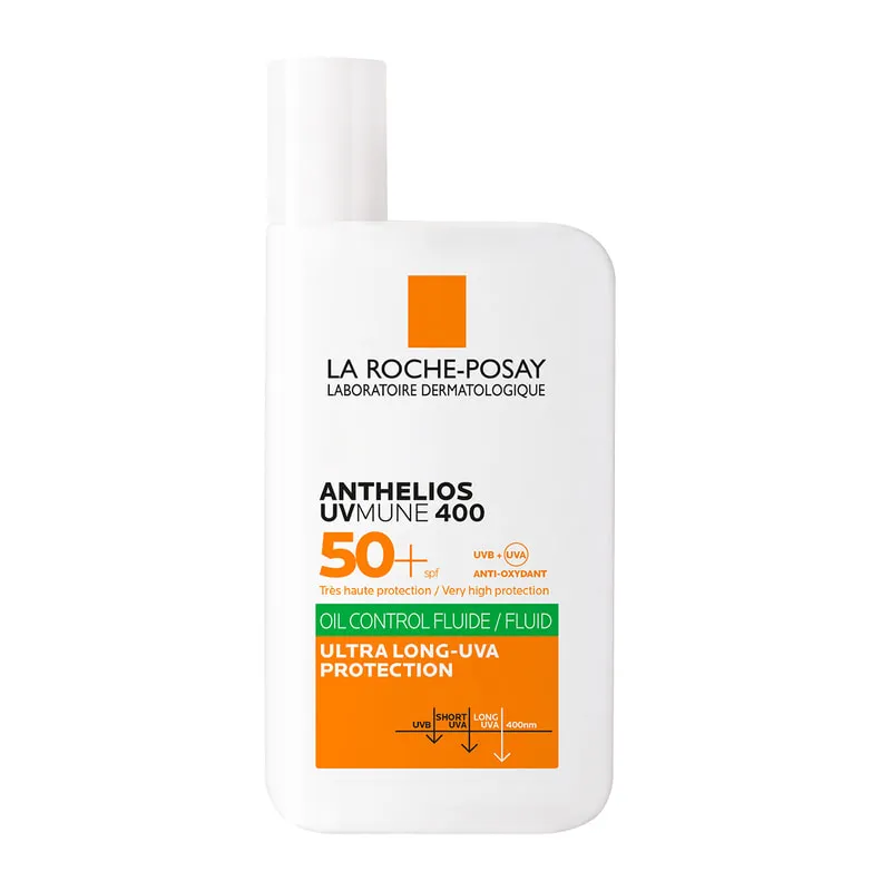 Anthelios UVMUNE 400 Oil Control Fluid SPF50+ Αντηλιακό Προσώπου Για Το Λιπαρό Δέρμα