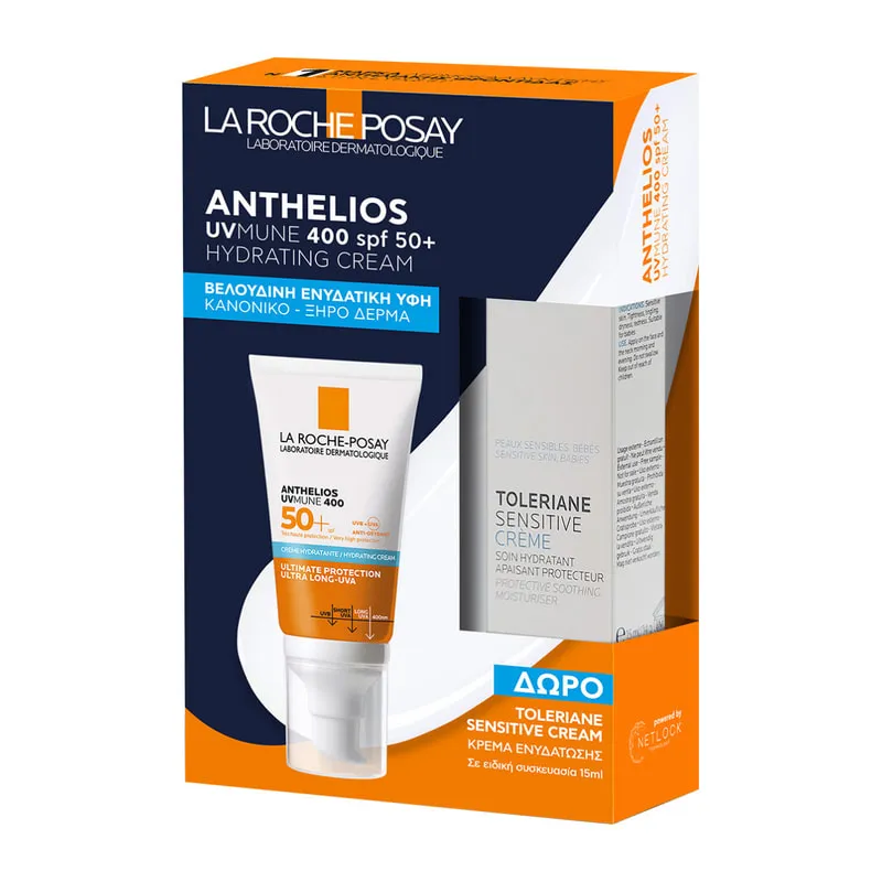 Anthelios Uvmune400 Spf50+ Hydrating Cream Perfumed With Gift Toleriane Sensitive Hydrating Cream