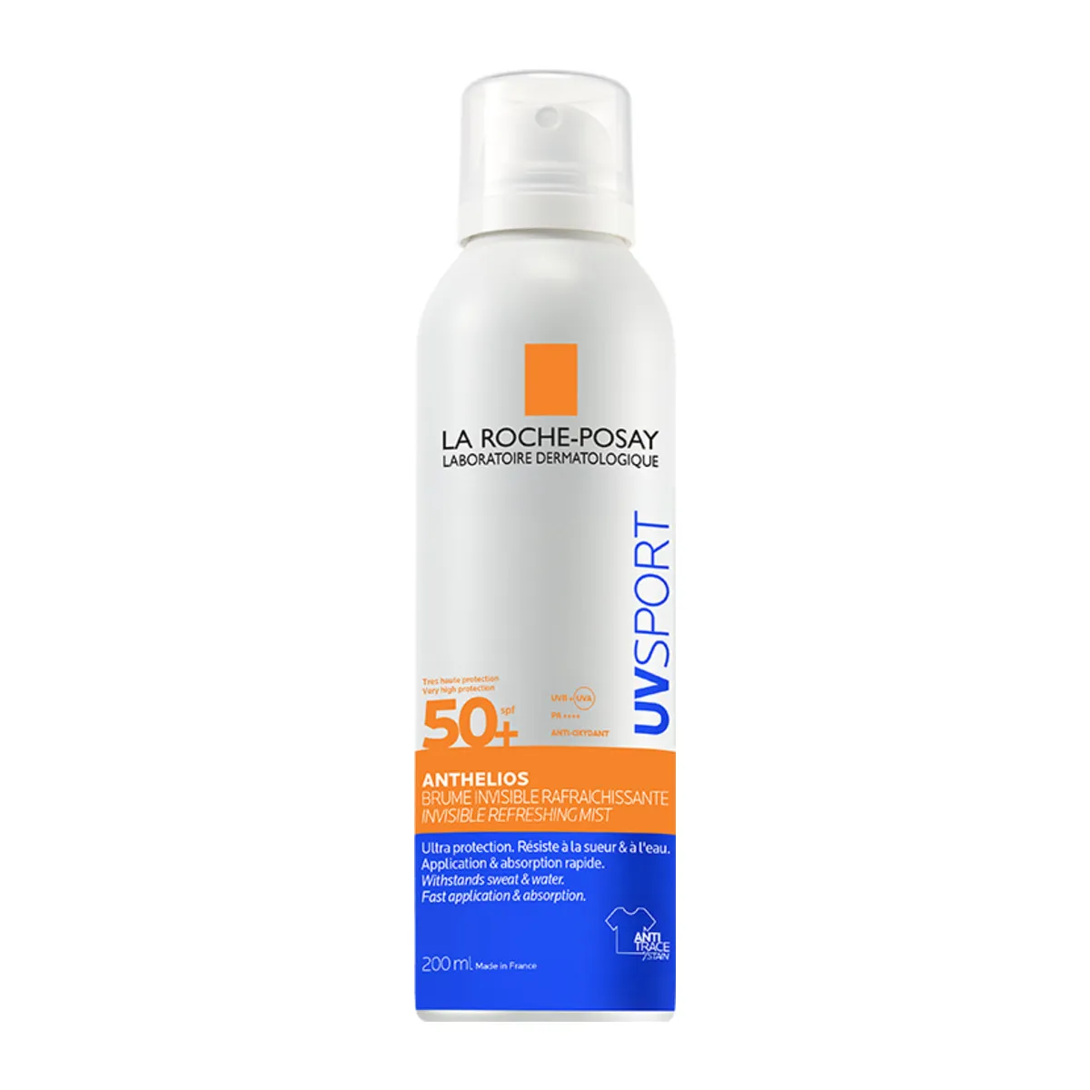 Anthelios Uvsport Mist Spf 50+ Invisible Ultra-Light Mist with Very High Protection For Face & Body