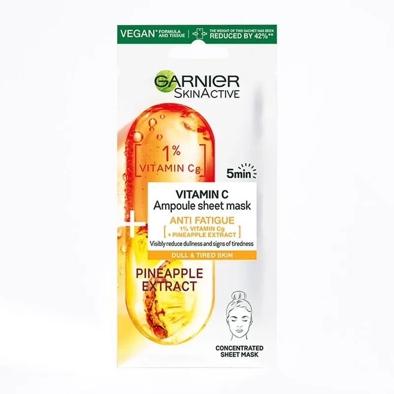 Anti Fatigue Mask With 1% Vitamine C & Pineapple