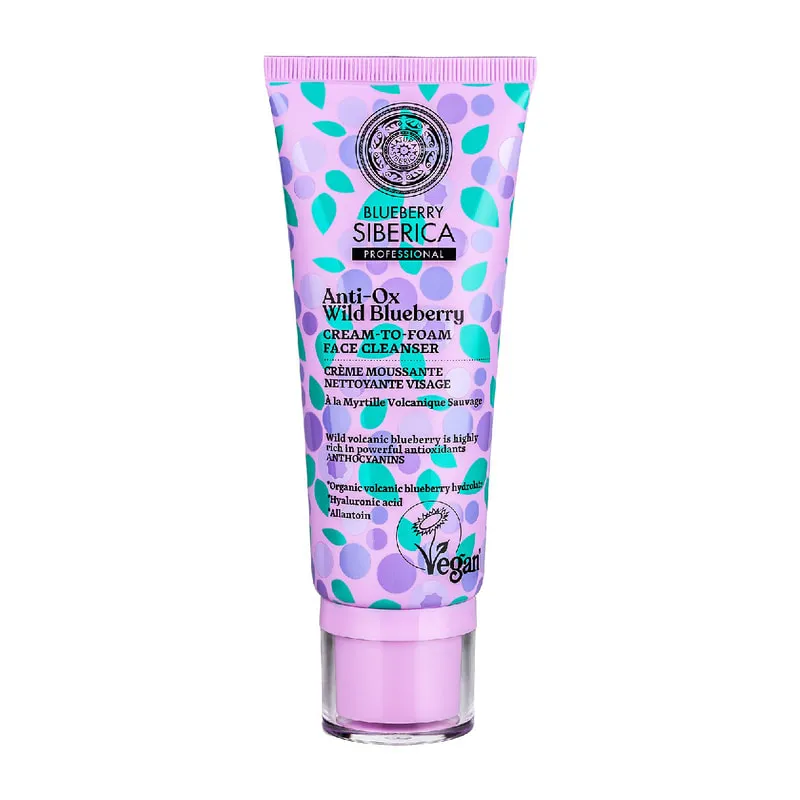 Antiox Wild Blueberry Siberica Creamtofoam Face Cleanser