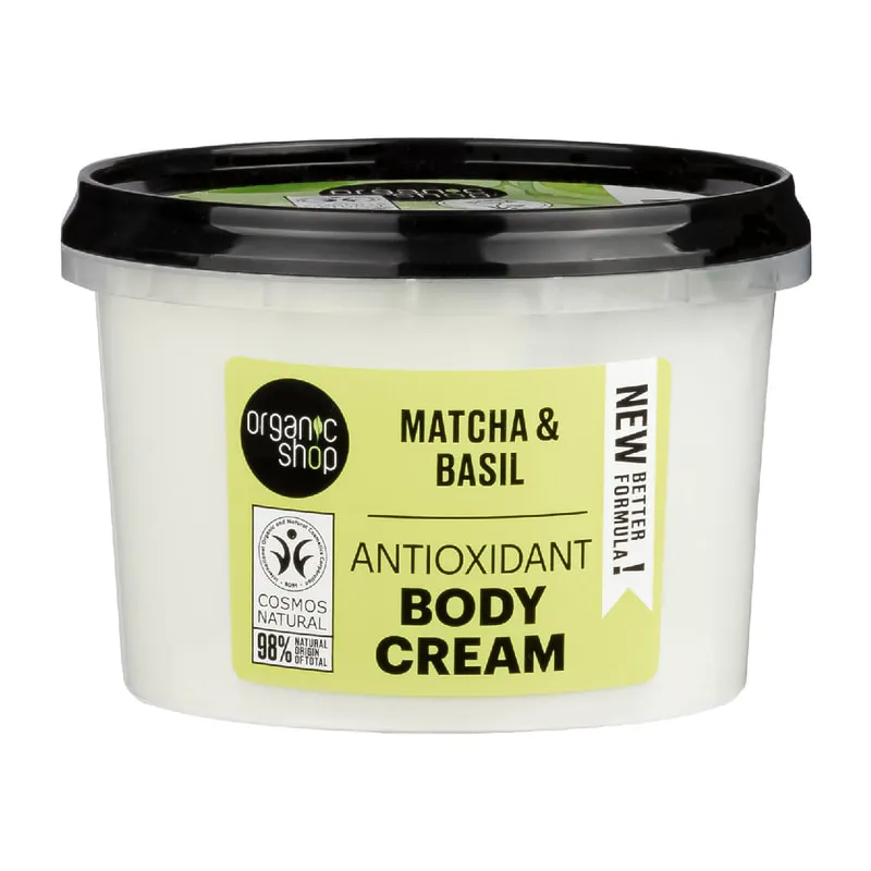 Antioxidant Body Cream Matcha And Basil