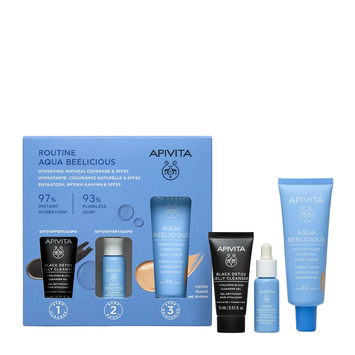 Aqua Beelicious Routine For Hydration, Natural Coverage & SPF30