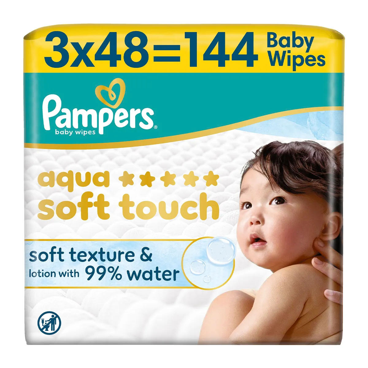 Aqua Soft Touch Baby Wet Wipes