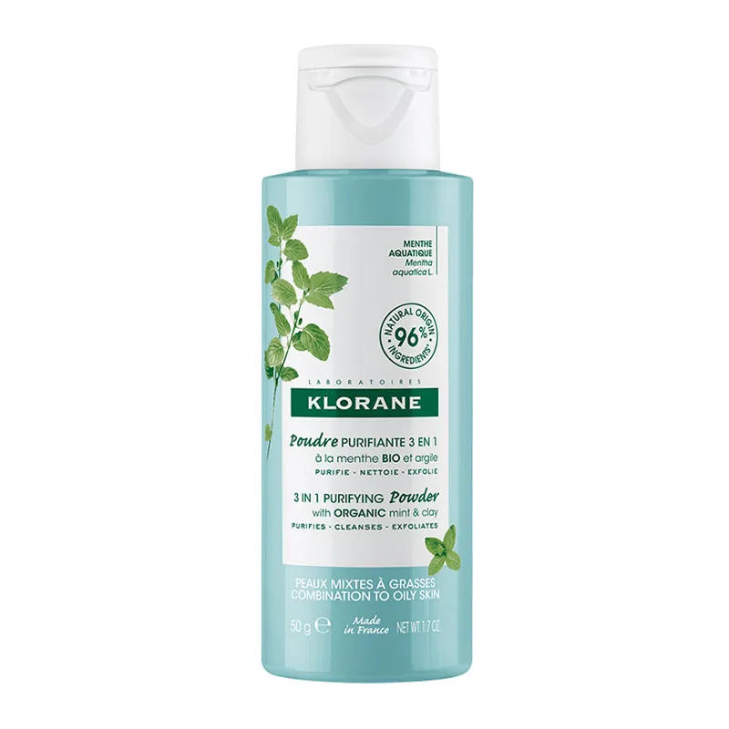 Aquatic Mint 3 in 1 Purifying Powder for Combination-Oily Skin with BIO Mint & Clay