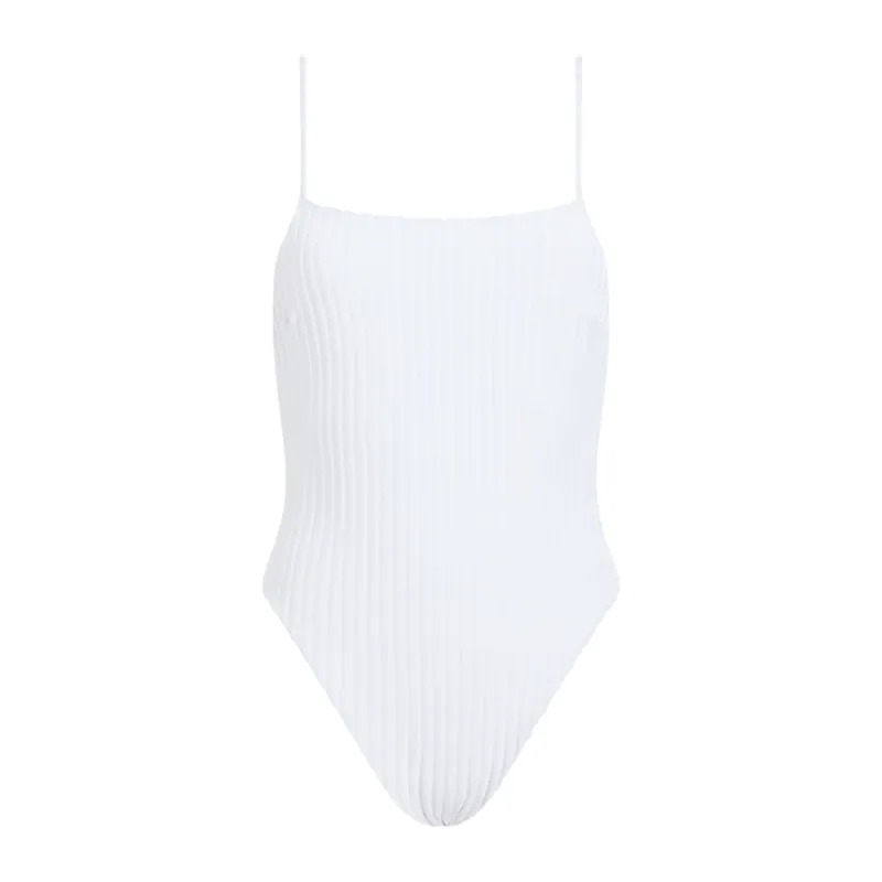 Archive rib one-piece swimsuit