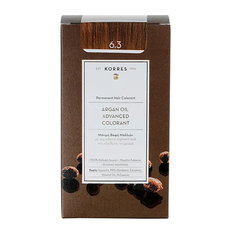 Argan Oil Advanced Colorant 6.3 Golden / Honey Dark Brown