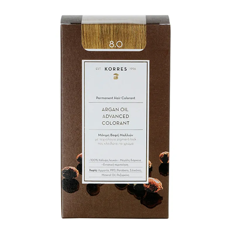 Argan Oil Advanced Colorant 8.0 Light Blonde